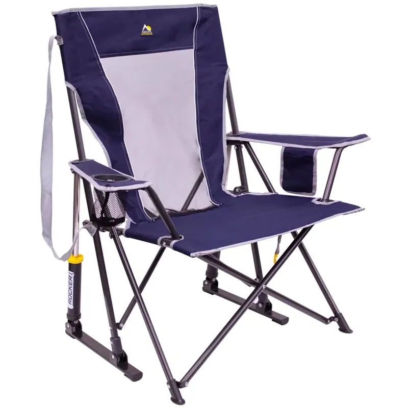 Kracherpreis GCI Outdoor Comfort Pro Rocker Schaukelstuhl Blau Campingstuhl Faltstuhl Camping